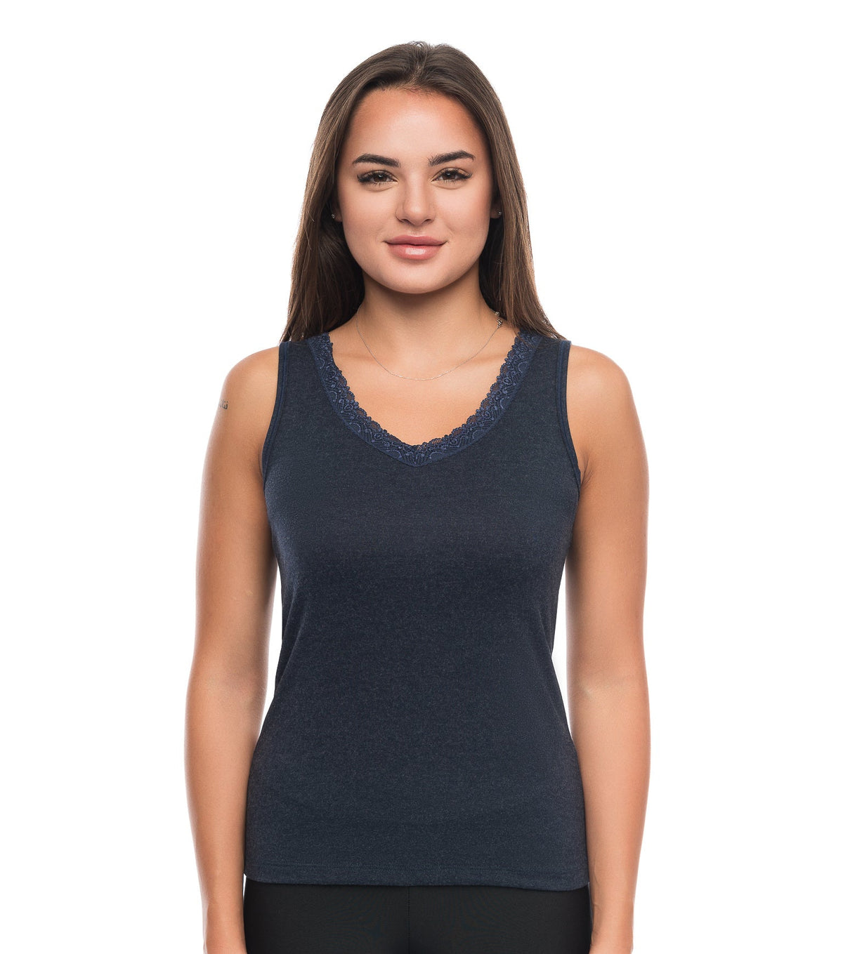 KROIVA Wool Lace Tank — view 2