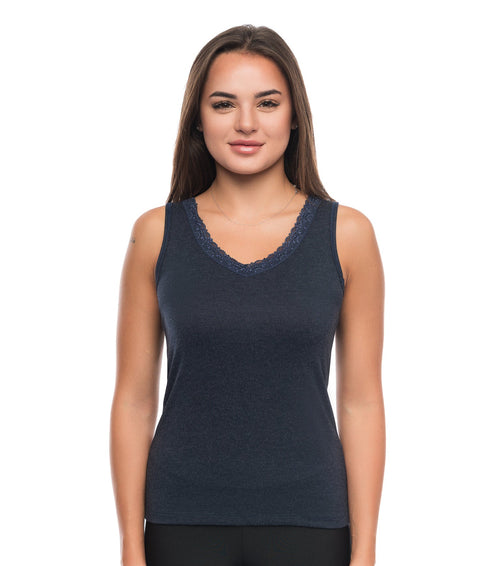 KROIVA Wool Lace Tank — view 2