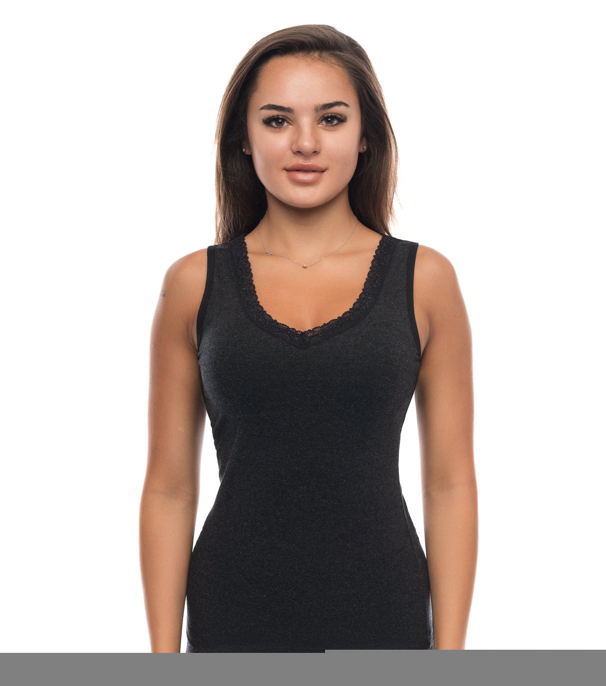 KROIVA Wool Lace Tank — view 3