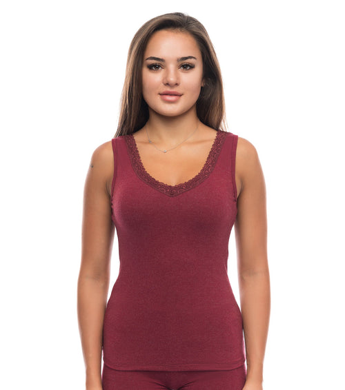 KROIVA Wool Lace Tank