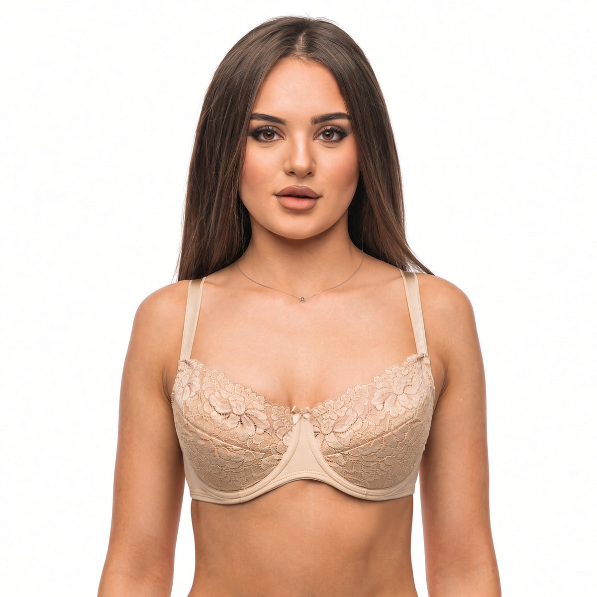 Partially Padded Lace Bra — KROIVA